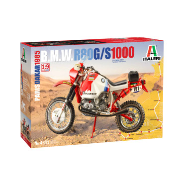 KIT PARA MONTAR ITALERI BMW R80 G/S 1000 PARIS DAKAR 1985 1/9 ITA 4641 4641S